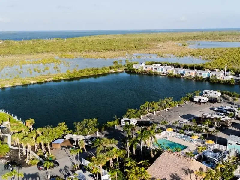 Sugarloaf Key RV resort & Cottages offers a unique lakefront escape, perfect for monthly and extended stays in the Lower Florida Keys