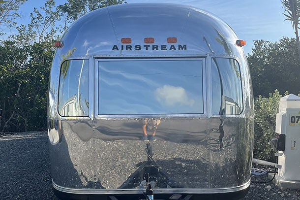 Sugarloaf Keys RV resort Airstream exterior