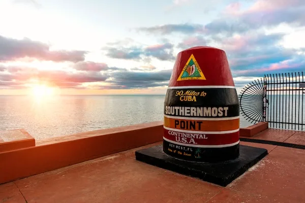 Southern Most Point Marker in Key West, Florida